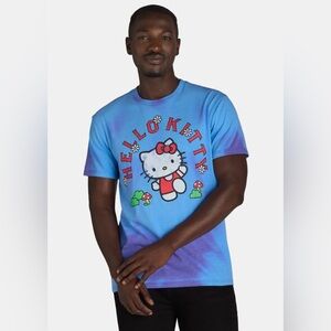 Hello Kitty Men's Graphic Tee with Heat Reactive Color Change fabric